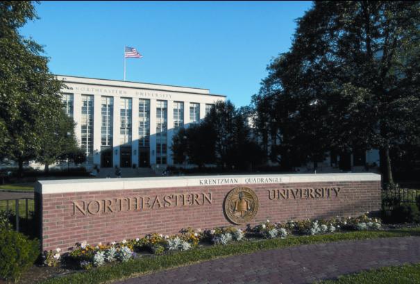 quadrangle of Northeastern University